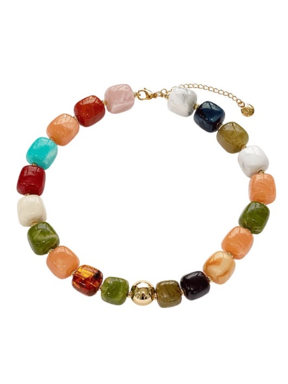 NEW Mayamar Multicolored Beaded Boho Necklace Choker Layering Festival